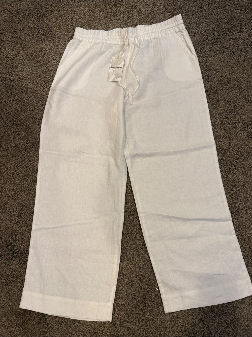 Tommy Bahama 100% Linen Wide Leg Pants